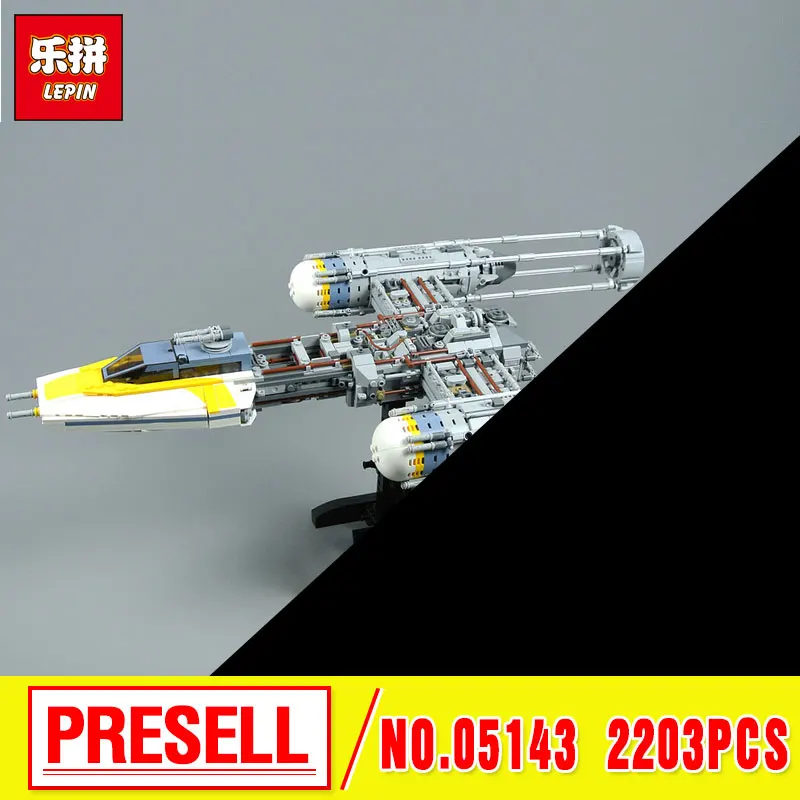

Lepin 05143 2203Pcs Star Plan Series The 75181 New Y-wing Starfighter Set Model Building Blocks Bricks Toys As Gift