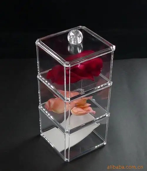 Organizer Box For Jewelry Storage In Acrylic Makeup Organizer Box For Jewelry Storage In Acrylic Makeup Cofre Ikea Caixa Organizadora 3 Layers