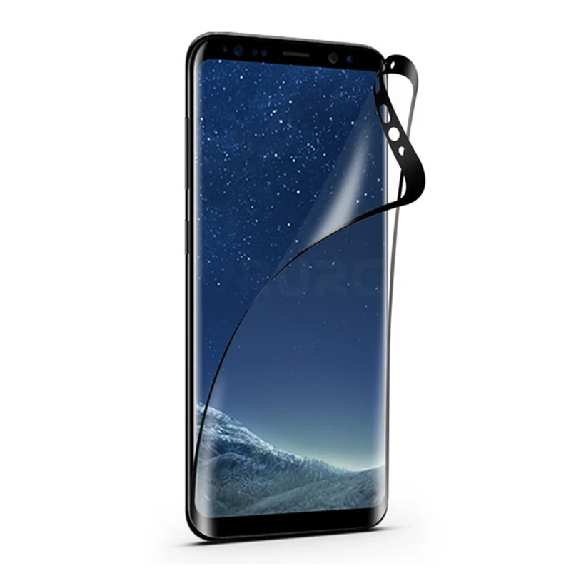 Мягкий Экран протектор для samsung Galaxy S8 S8plus S9 S9plus S7 S7edge S6 edge Note 8 A8 A720 A7 матовая ПЭТ-пленка