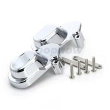 Новый ABS Chrome Задний Мост Крышка Комплект Мотоцикл Декоративные Аксессуары Для 2005-14 Harley Davidson Sportster XL 883 1200 #7392