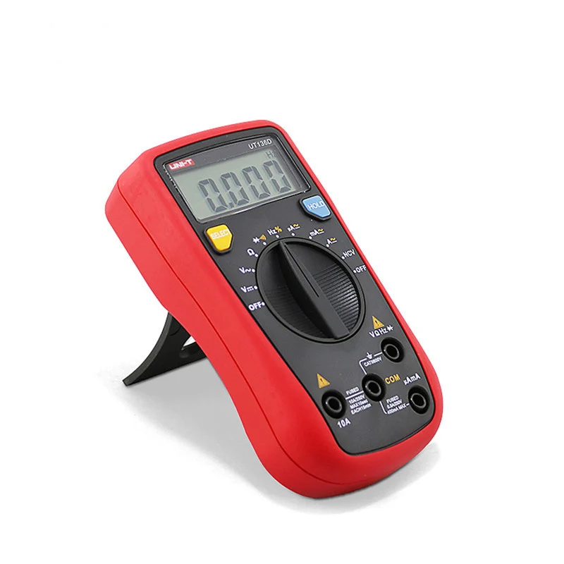 

UNI-T UT136C Digital Voltage Tester Multimeters Auto Range AC DC Frequency Resistance Tester Professional Multimeters Mini