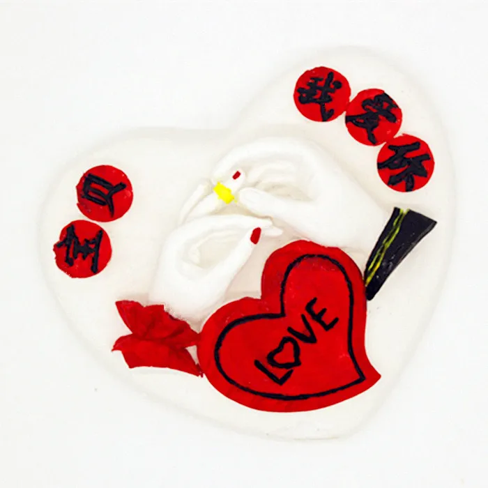 

Love Aromatic Gypsum Decorative Mold Chocolate Mold Silicone Mold P850