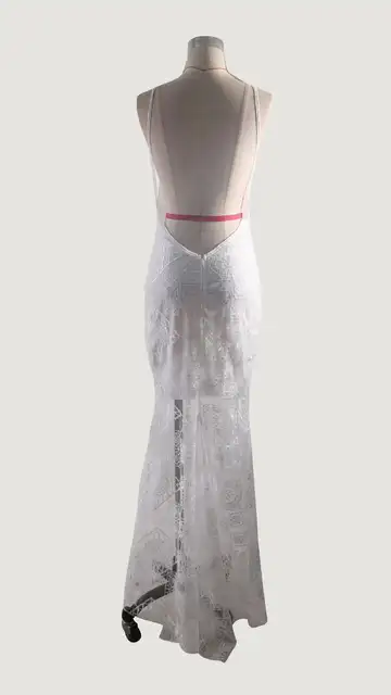 Online Shop Sexy Summer Long White Party Dress Women Ladies Open