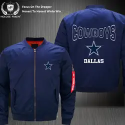 Дропшиппинг США размер унисекс MA-1 Dallas Cowboys Женская летная куртка костюм дизайн печатный Бомбер куртка Костюм Сделано