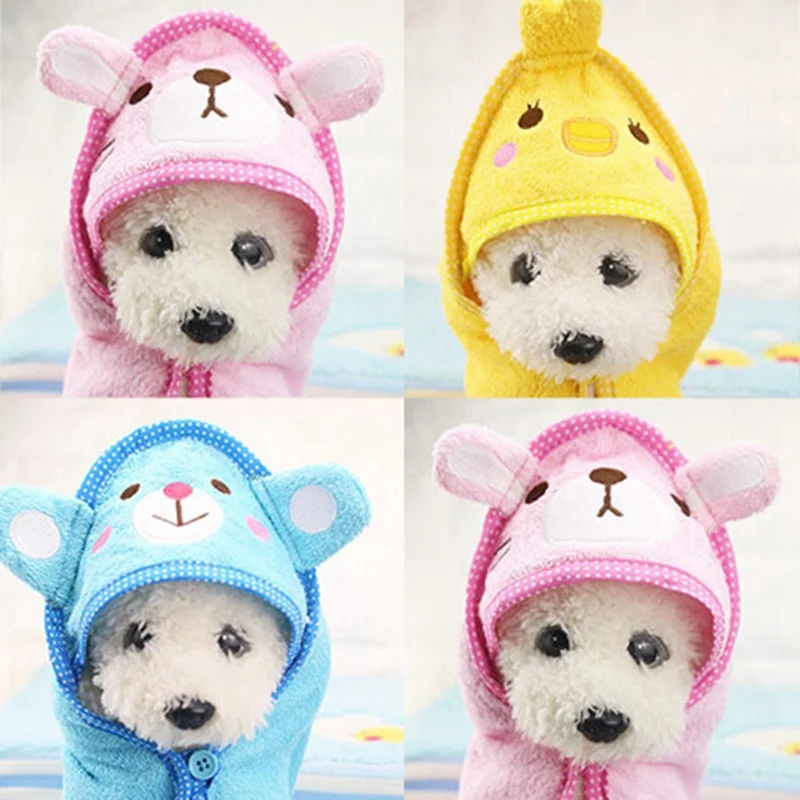 

Puppy Dog Towel Drying Towel For Dogs Bathrobe Absorbent Shower Dog Bath Towel Blankets Cleaning High Quality Pet Product