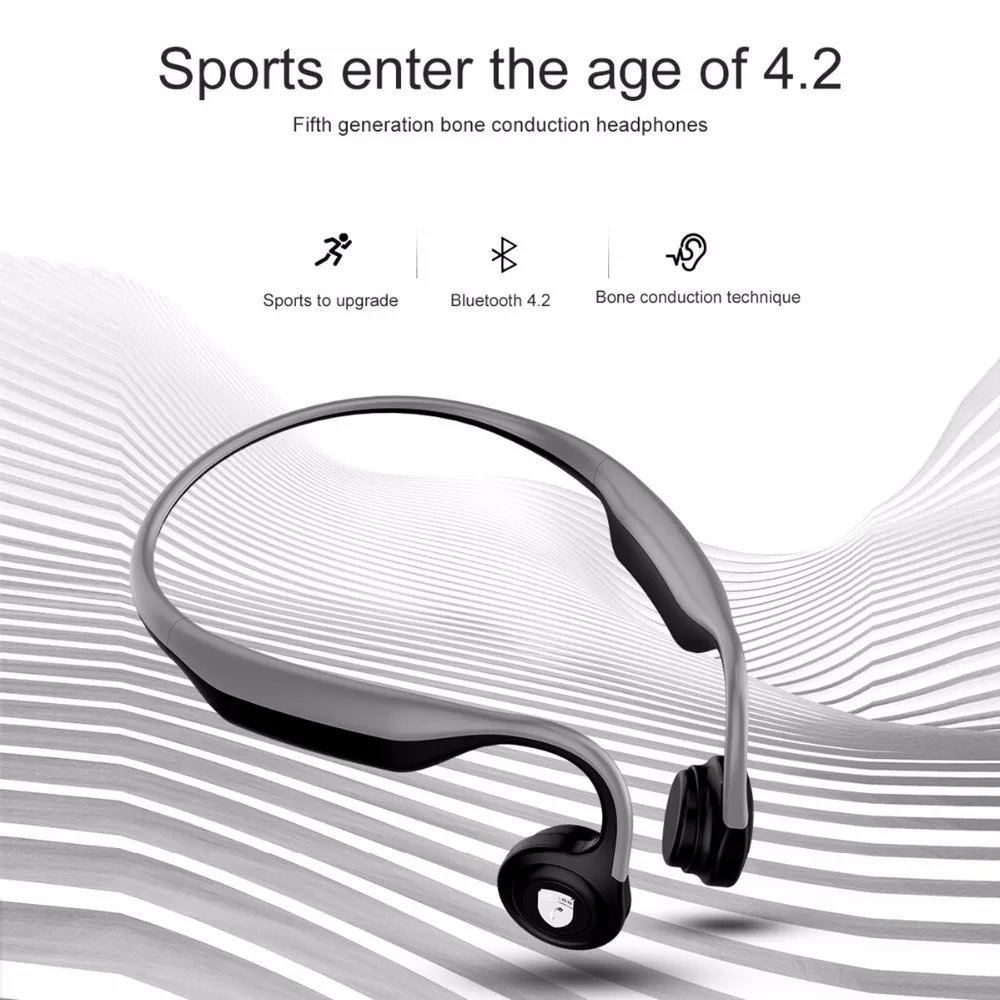 

Smart Bone Conduction Bluetooth Headphone 5.0 Wireless Stereo Headset Sports Waterproof Neckband Earphone For iPhone Xiaomi