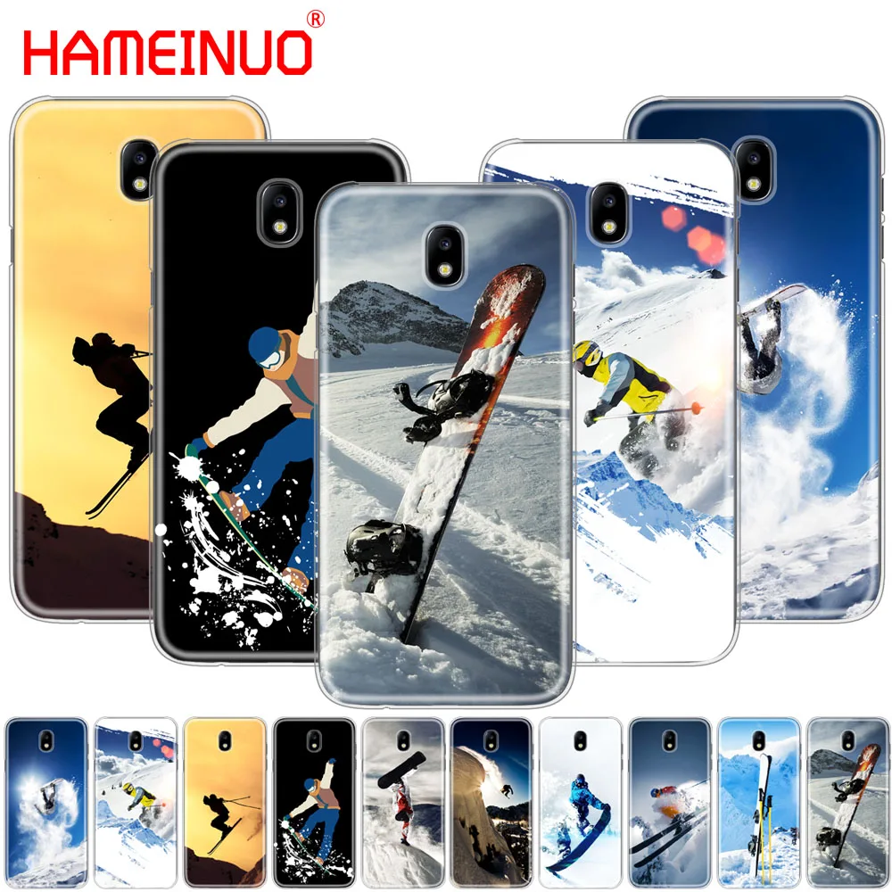

HAMEINUO skiing Winter Snow sports snowboard skis phone case for Samsung Galaxy J3 J5 J7 2017 J527 J727 J327 J330 J530 J730 PRO