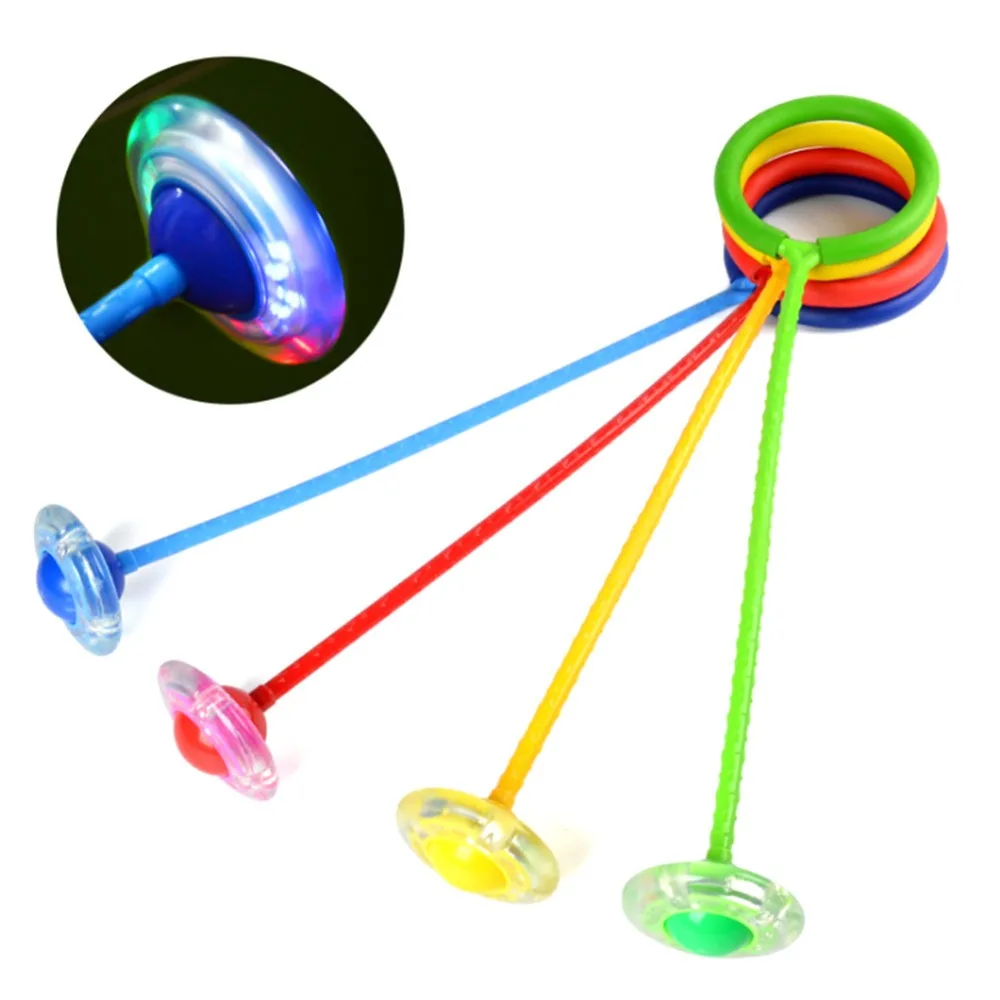 LED Flash Jumping Ball Jumping rope Circle balance and speed Fun Toys