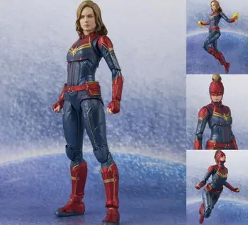 

15cm Captain Marvel Avengers Super hero Action figure toys doll Christmas gift with box
