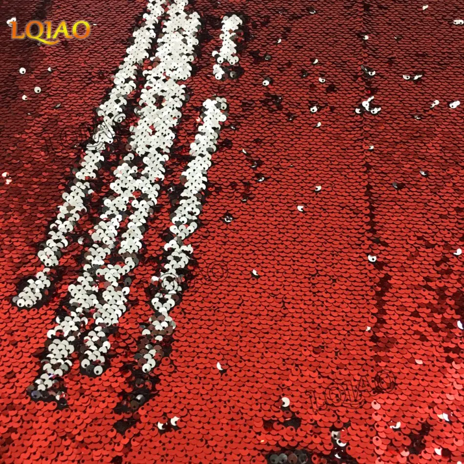 

4x6ft Sequin Backdrop Red Reversible Sequin Fabric Backdrop Photo Booth Wedding Decoration,Sequin Curtains,Drapes,Sequin Panels