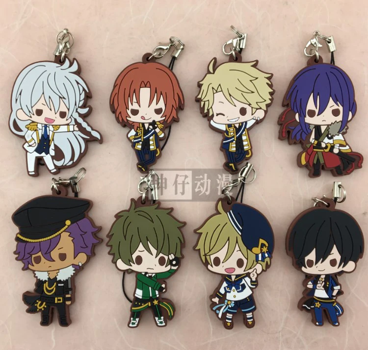 Набор звезд аниме Idol старшая школа игры хидака Hokuto hiki Wataru Bean Eye Ver резиновый
