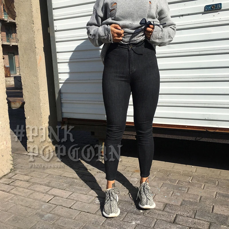 Jeans Womens High Waist Elastic Skinny Denim Long Pencil Pants Woman Jeans Camisa Feminina Lady Trousers Jeans Womens High Waist Elastic Skinny Denim Long Pencil Pants Woman Jeans Camisa Feminina Lady Trousers