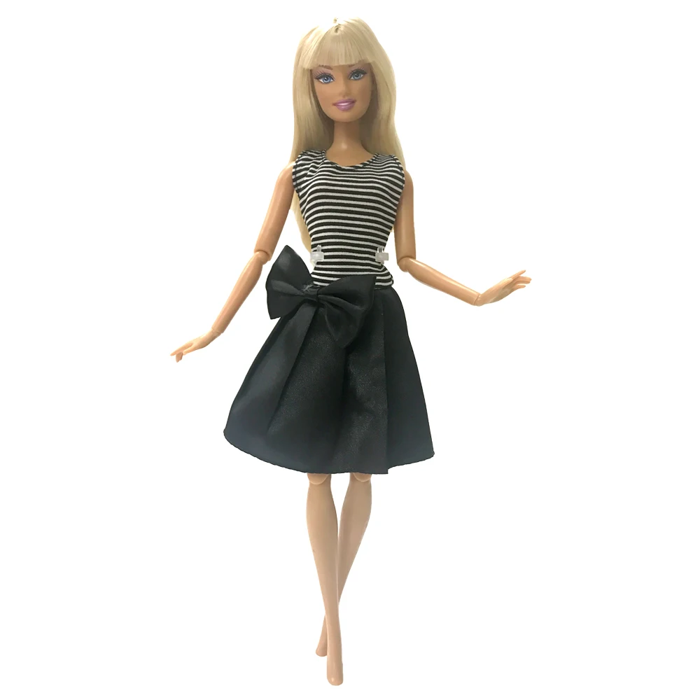 NK 5 шт., платье для куклы, модная одежда, повседневная одежда ручной работы, брюки для куклы Барби, аксессуары для девочек, подарок для детей