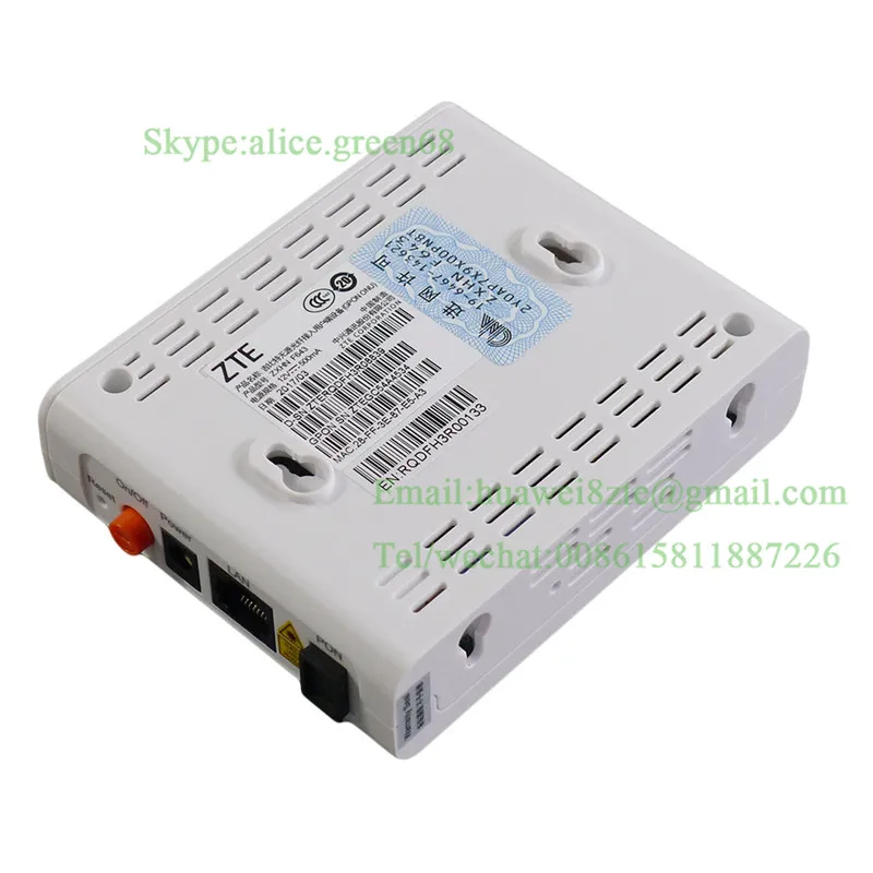 Оригинальный Z TE английская версия 1 GE порт ZXA10 FTTH F643 GPON ONU.|Оптоволоконное