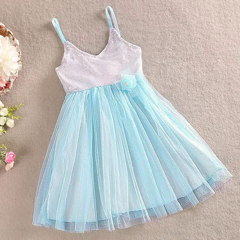 

Toddler Girls Christmas Dress Elegant Kids Sling Princess Dresses Summer Baby Sequined Dresses Birthday and Wedding Party 0-5Y
