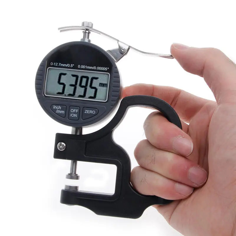 

Digital Micrometer 0.001 12.7mm Electronic Thickness Gauge Depth LCD Indicator Width Measurement Mikrometer Handheld