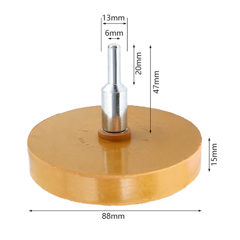 Polishing Wheel Decal Remover 88mm/100mm Quick Polishing Removal Tool For Car Stickers And Decals Remover Tools