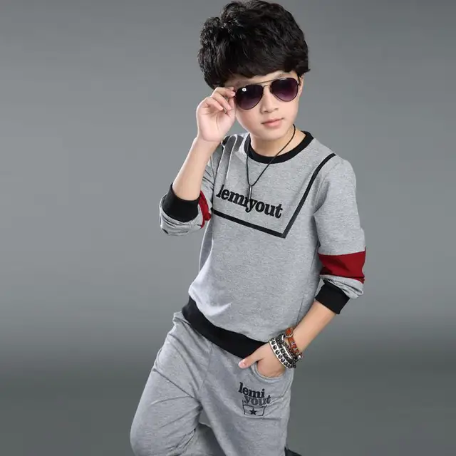 Free shipping spring/autumn new arrival 100 cotton boy clothing set