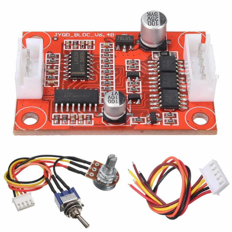 Dc 7 5v 18v 30w brushless motor driver controller board diy kit for 