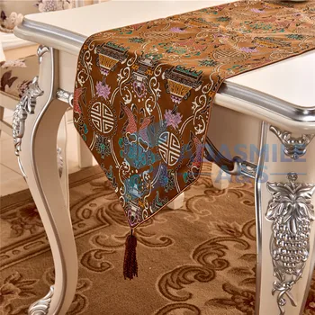 

Chinese Style Design Home Decoration Table Runner for Wedding Dinning Table Flag Embroidered Party Table Cloth