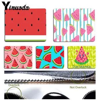 

Yinuoda New Arrivals I Love Watermelon Fruit Durable Rubber Mouse Mat Pad Size for Size for 180x220x2mm and 250x290x2mm