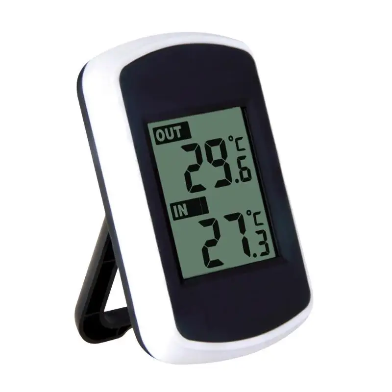 

LCD Digital Wireless Thermometer with Indoor and Outdoor Electronic Temperature Sensor Ambient Weather Household Thermometer