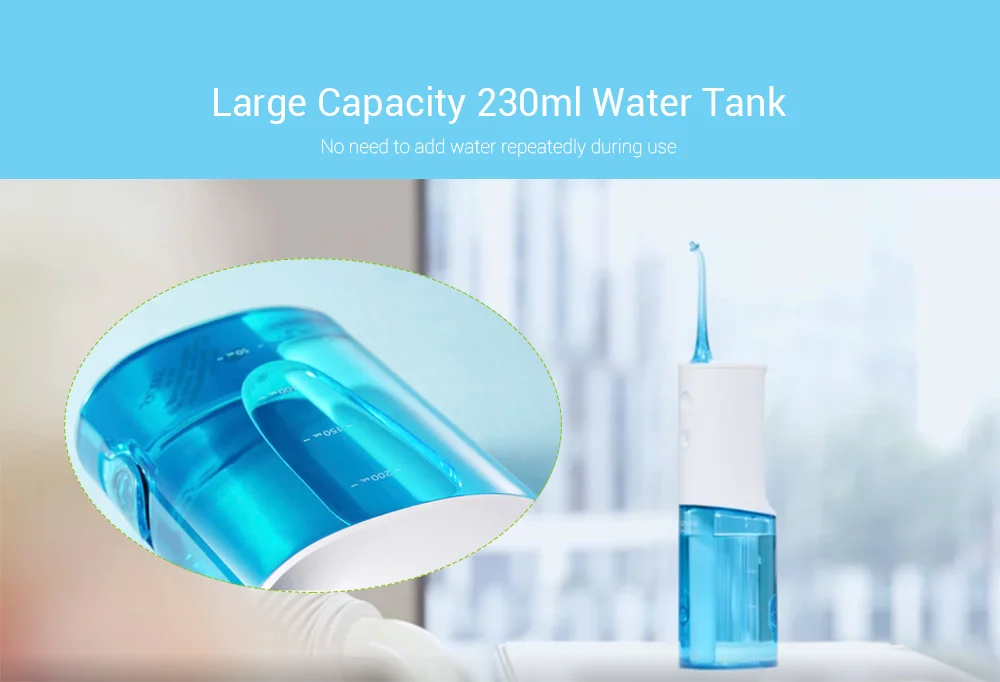 Xiaomi SOOCAS W3 Oral Irrigator  230ml Water Tank Constant Pulse Pressure Jet Cleaning Tooth Mouth Cleaner Irrigator Of the Oral (17)