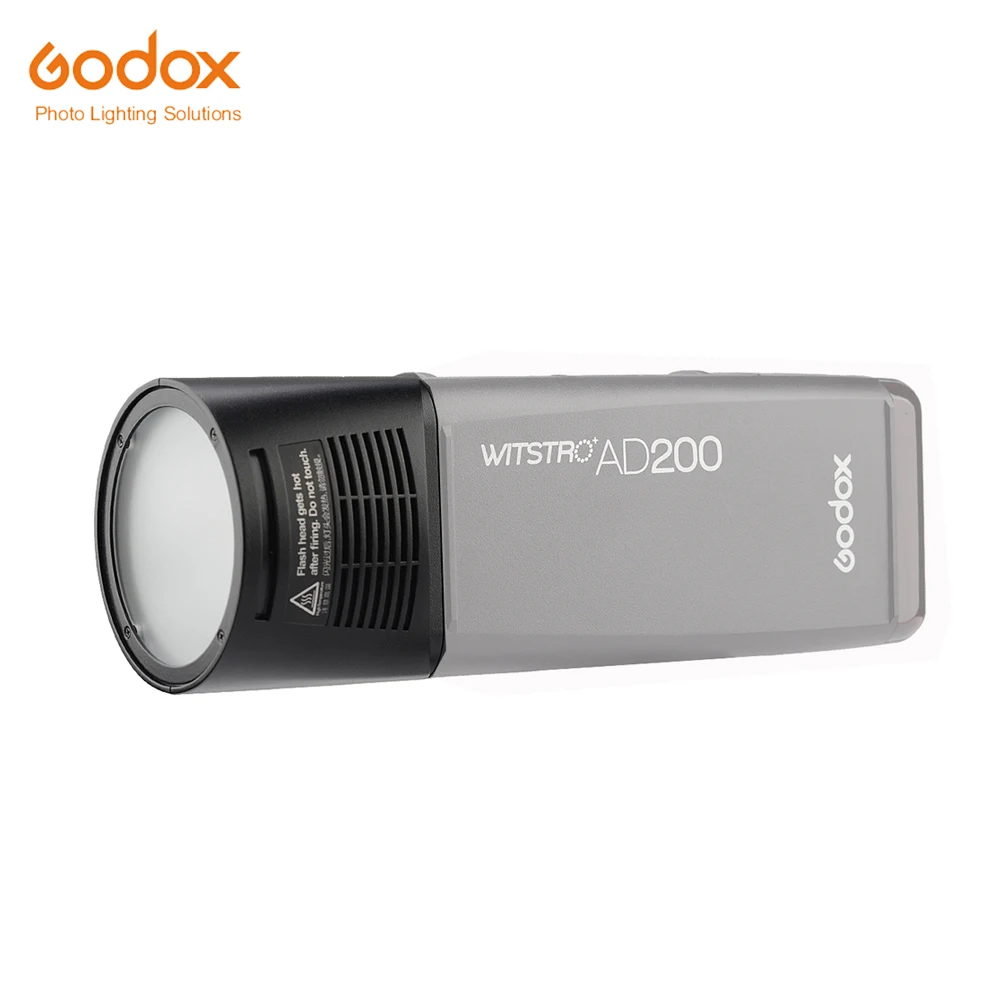 

Godox H200R Ring Flash Head Separation Extension Head Accessories Portable with Spiral Flash for Godox AD200 Flash