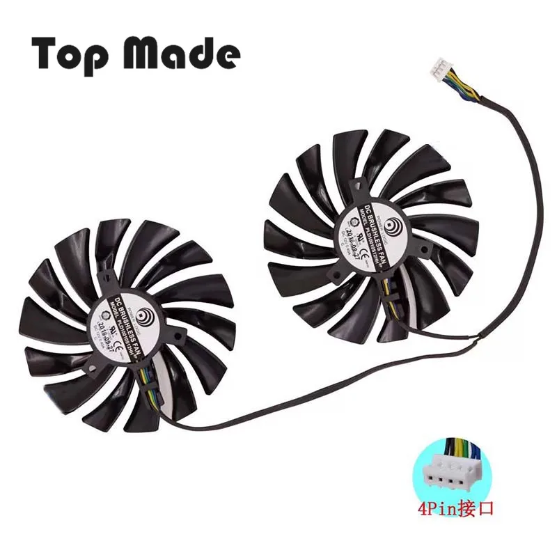 Диаметр 95 мм 2 шт./компл. для MSI GTX1080Ti/1080/1070Ti/1070/1060 RX580/570 Броня VGA охлаждающий