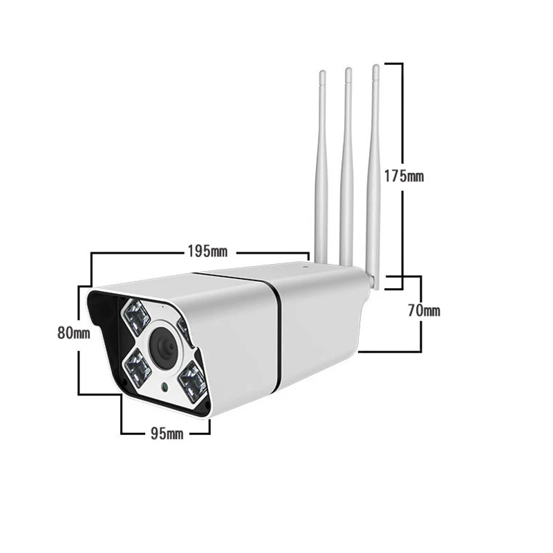 Spetu HD1080P 3g 4G sim-карты Камера Wi-Fi открытый IP66 Водонепроницаемая камера-пуля Беспроводной ик-50м CCTV IP Камера отправить 4G sim-карты