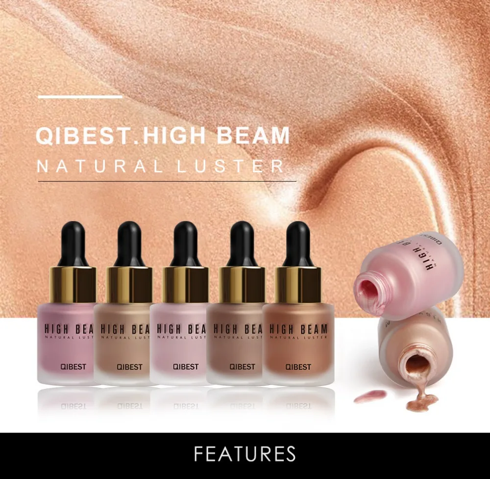 

Face Foundation Liquid Long Lasting Brighten Make Up Foundation Bronzers Cream Illuminator Shimmer For Lips Eyes Shiny Cosmetics