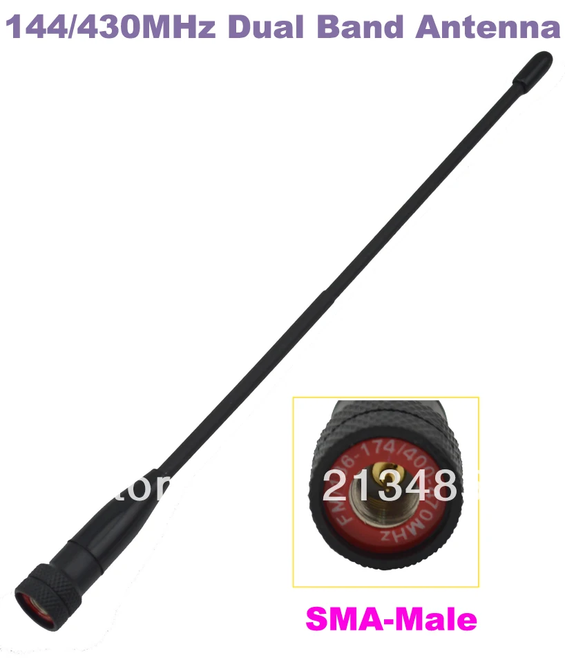 

Двухдиапазонная Антенна J0125A SMA-Male144/430 МГц для портативной двусторонней радиосвязи
