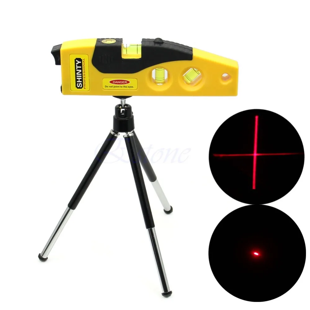 

Mini Line Laser Level Marker TD9B 160 Degrees Range with Adjustable Tripod NEW