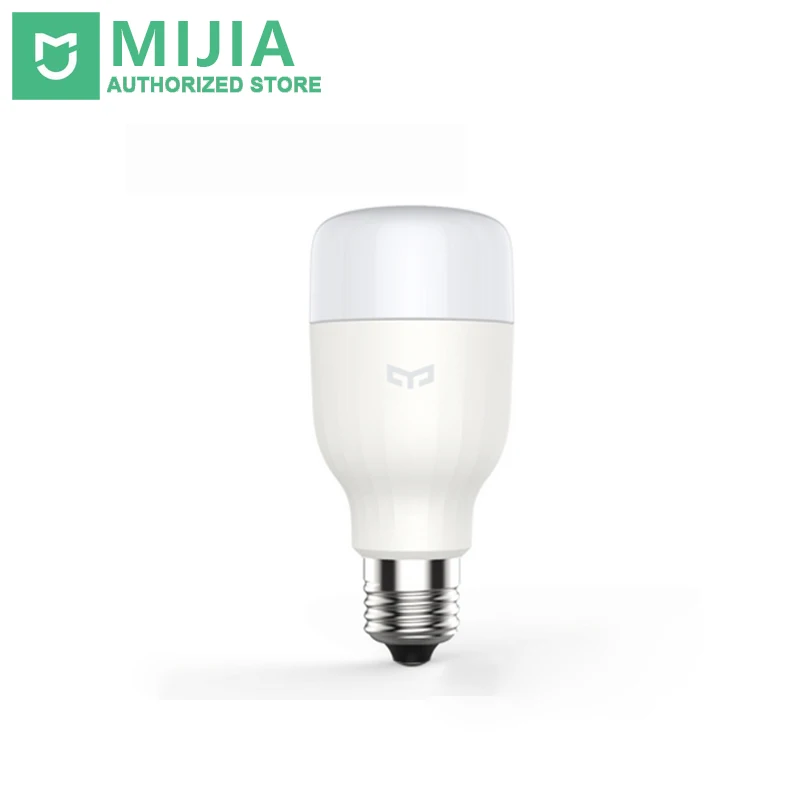 

Xiaomi Yeelight Smart LED Bulb Wifi Remote Control Adjustable Brightness Eyecare Light Smart Bulb WHITE COLOR E27