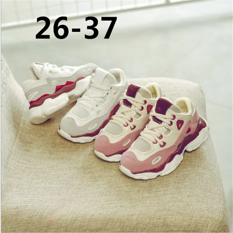 

Outdoor soft bottom breathable comfort children's mesh sports men's running single breathable student shoes 2019 spring new