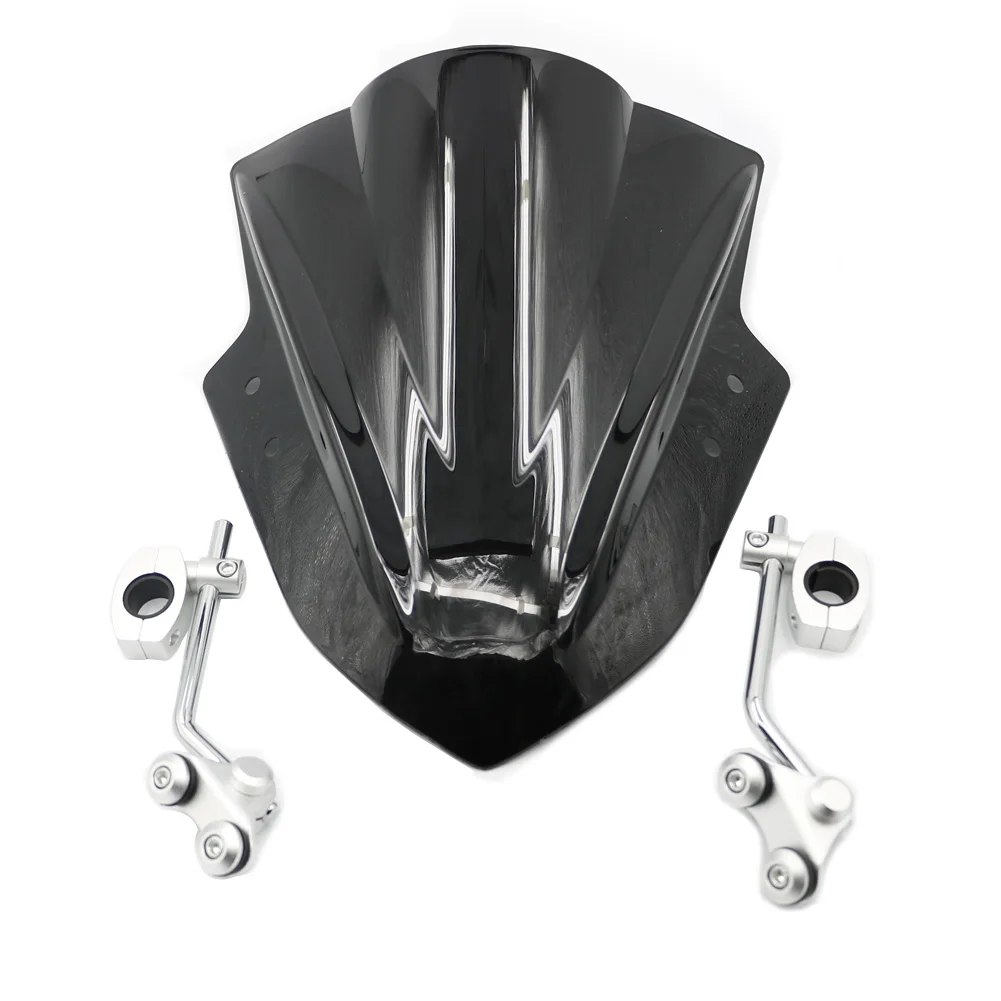 

7/8" & 1" Motorcycle Windshield Windscreen For Suzuki VL800 VS1400GLP VX800 VZ800 Boulevard M50 VZR1800 VS800GL VS750GLP