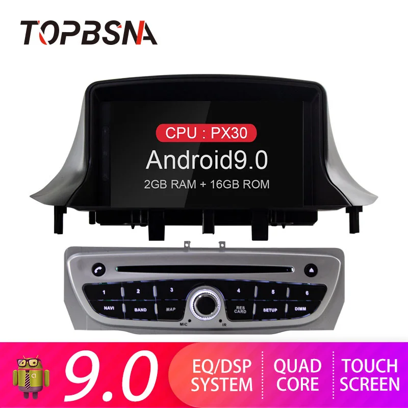 Clearance TOPBSNA 1 din Android 9.0 Car DVD Player For Megane 3 Fluence 2009-2015 Multimedia GPS Navi Automotive headunit Stereo WIFI RDS 0 Clearance TOPBSNA 1 din Android 9.0 Car DVD Player For Megane 3 Fluence 2009-2015 Multimedia GPS Navi Automotive headunit Stereo WIFI RDS 0