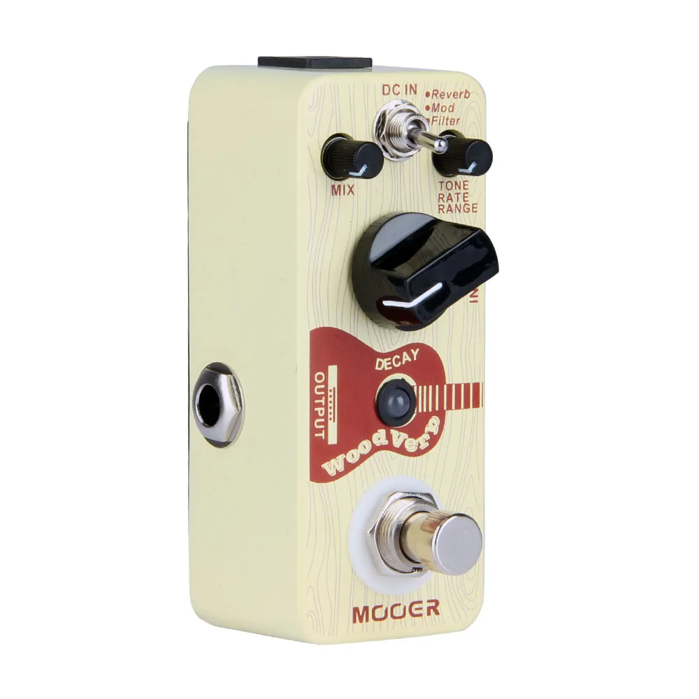 Mooer WoodVerb акустическая гитара педаль с эффектами реверберации полностью