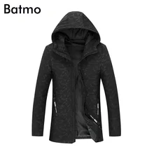 Batmo новое поступление зимняя высококачественная Теплая мужская Камуфляжная парка с капюшоном, зимняя куртка мужская, мужская куртка размер L-8XL 18020