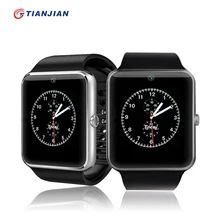 Smart Watch Bluetooth SmartWatch GT08 Нажмите Сообщение MP3 Переносные Устройства Для Android IOS Телефон Поддержка СИМ-Карты ПК DZ09 GV18