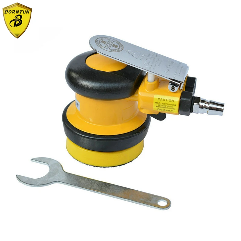 Borntun 75mm Pneumatic Air Sander 3 inch Air Sander Eccentric Polishing