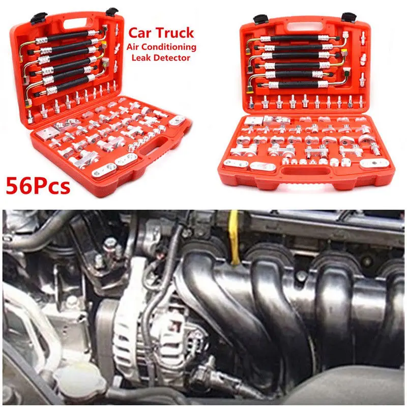 Автомобильный Кондиционер детектор утечки инструменты обнаружения утечки для автомобиля грузовик экскаватор A/C конденсатор компрессора