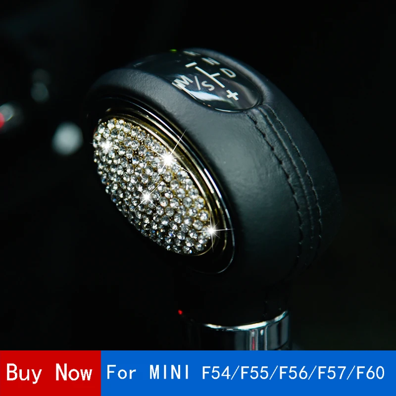 

2Pcs/set Automatic Gear Shift Knob Sticker Decoration Accessories For MINI Cooper S F54 F55 F56 F57 F60 Car Modification Styling