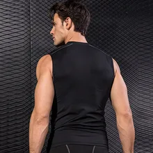 Мужской Быстросохнущий формирователь без рукавов спортивный жилет для похудения для тренировки талии DX88