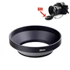 Metal Lens Hood Wide-Angle 49mm 52mm 58mm 55mm 62mm 67mm 72mm 77mm 82mm Screw-in Lente Protect + Lens Cap For Canon Nikon Sony ► Photo 1/6