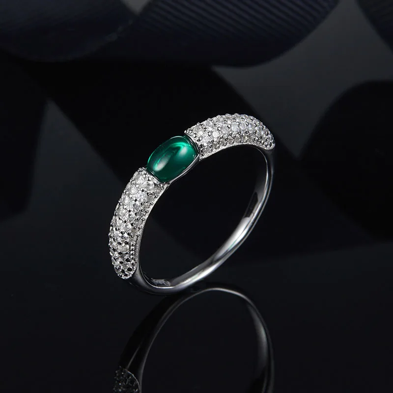 SLJELY, роскошный бренд, 925 пробы, серебро, кубический цирконий, конфетные кольца на палец, женские Свадебные обручальные, красные, синие украшения с зеленым камнем