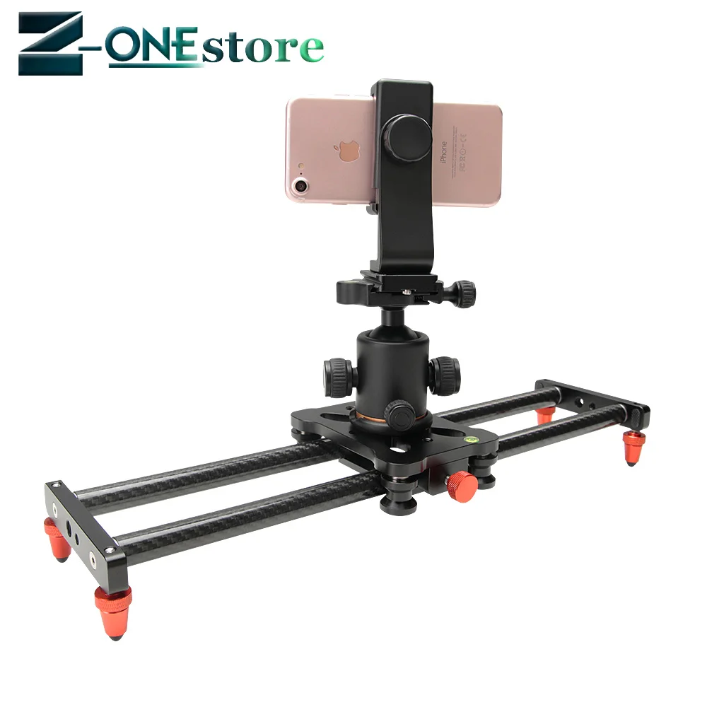 40cm DSLR Camera Video carbon fiber Slider Track Dolly Rail Stabilizer System for Canon Pentax Sony Camcorder SLR DV Movie Film