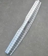 For Peugeot 3008 GT 2016 2017 2018 Car Styling Accessories Inner Rear Bumper Plate Skid Protector Cover Trim 1pcs