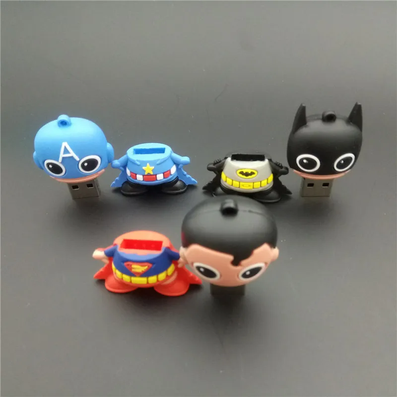 Exuanck usb накопителей Мягкие силиконовые Мультфильм герои модель 2 0 флеш накопитель