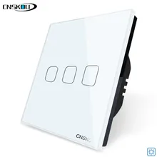 CNSKOU EU Standard 3Gang dimmable Switch Wall Light Switch Dimmer Switch, AC110-220V Crystal Glass Panel Sensor Switch цена CNSKOU EU Standard 3Gang dimmable Switch Wall Light Switch Dimmer Switch, AC110-220V Crystal Glass Panel Sensor Switch цены онлайн